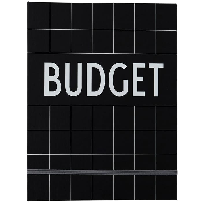Design Letters budget book - Black - Design Letters