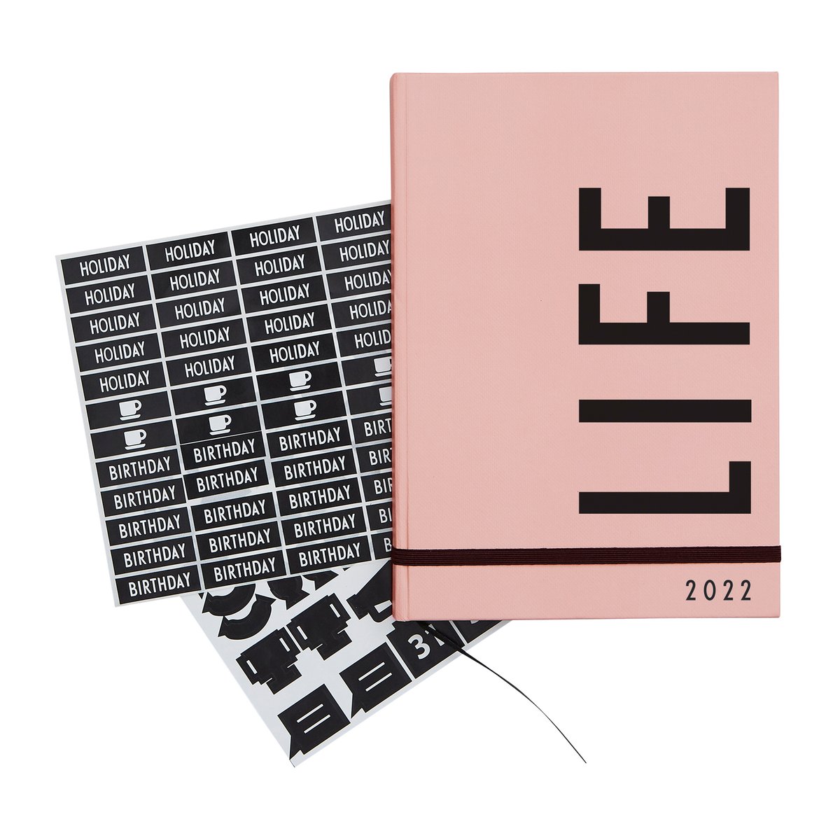 Design Letters calender 2022 Nude | Scandinavian Design | Calendars & notebooks | Beige