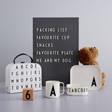 Design Letters children's dinnerware set - A - Design Letters