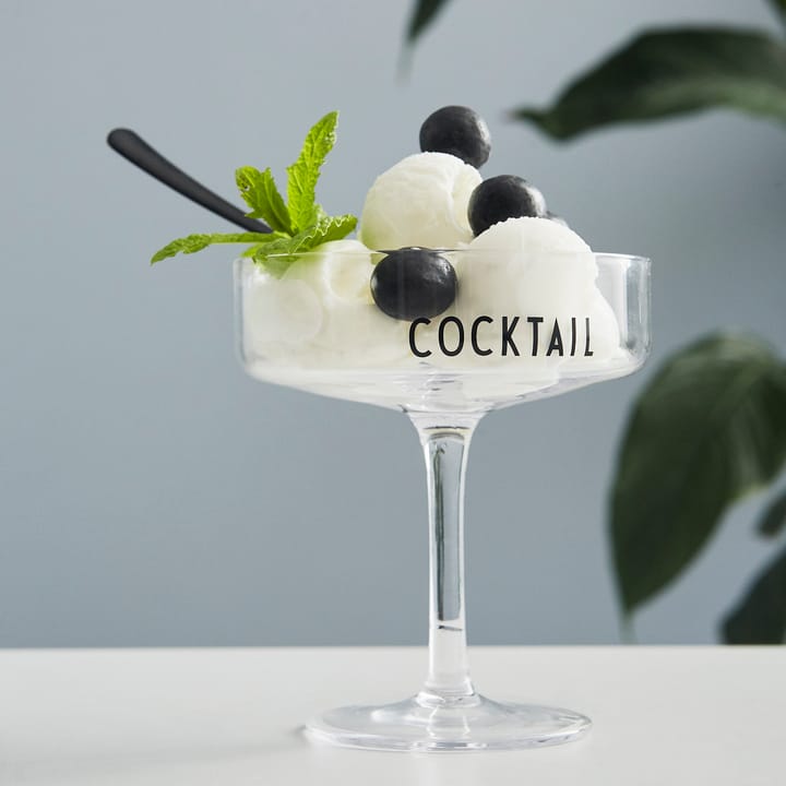 Design Letters cocktail glass 2-pack - Clear - Design Letters
