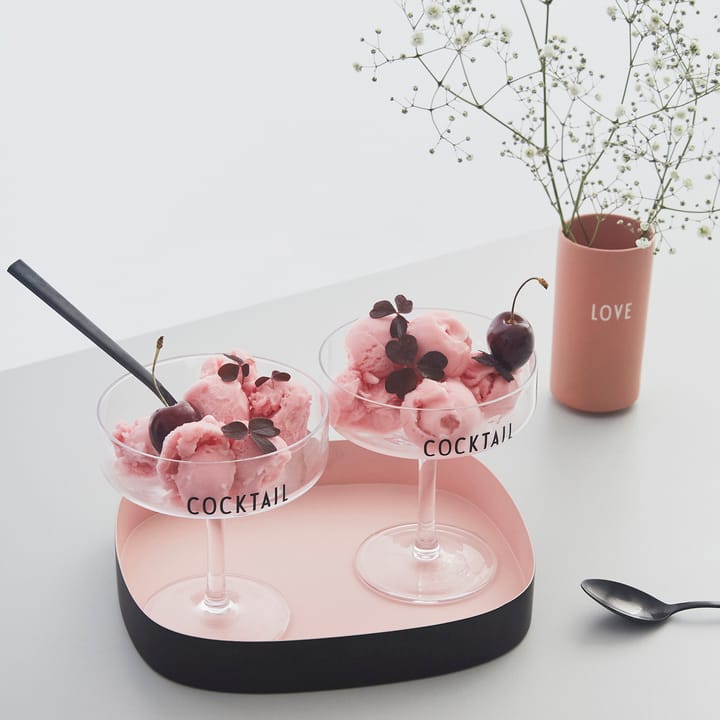 Design Letters cocktail glass 2-pack - Clear - Design Letters