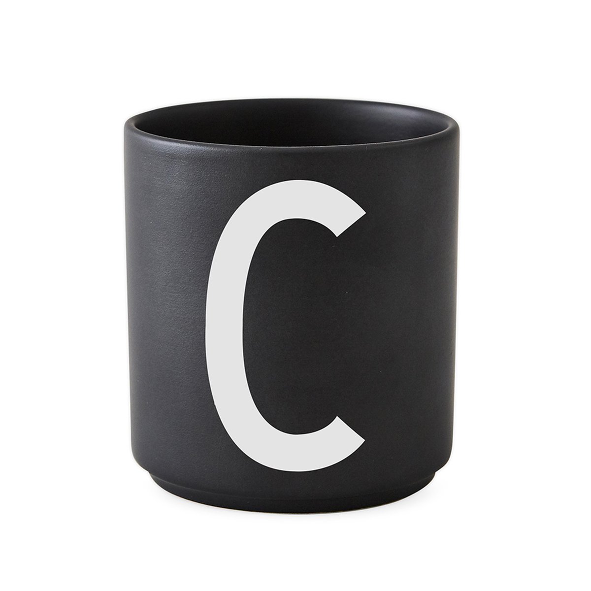 Design Letters cup black C | Scandinavian Design | Coffee cups | Black