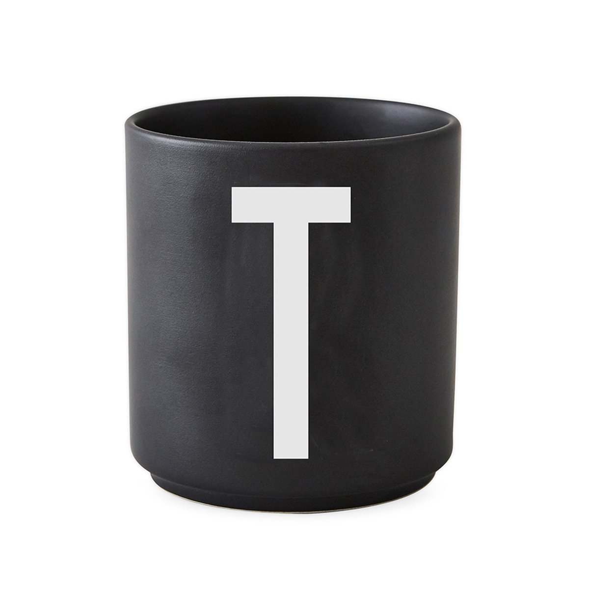 Design Letters cup black T | Scandinavian Design | Coffee cups | Black