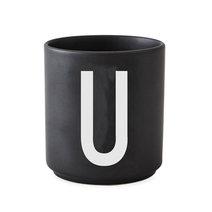 Design Letters cup black - U - Design Letters