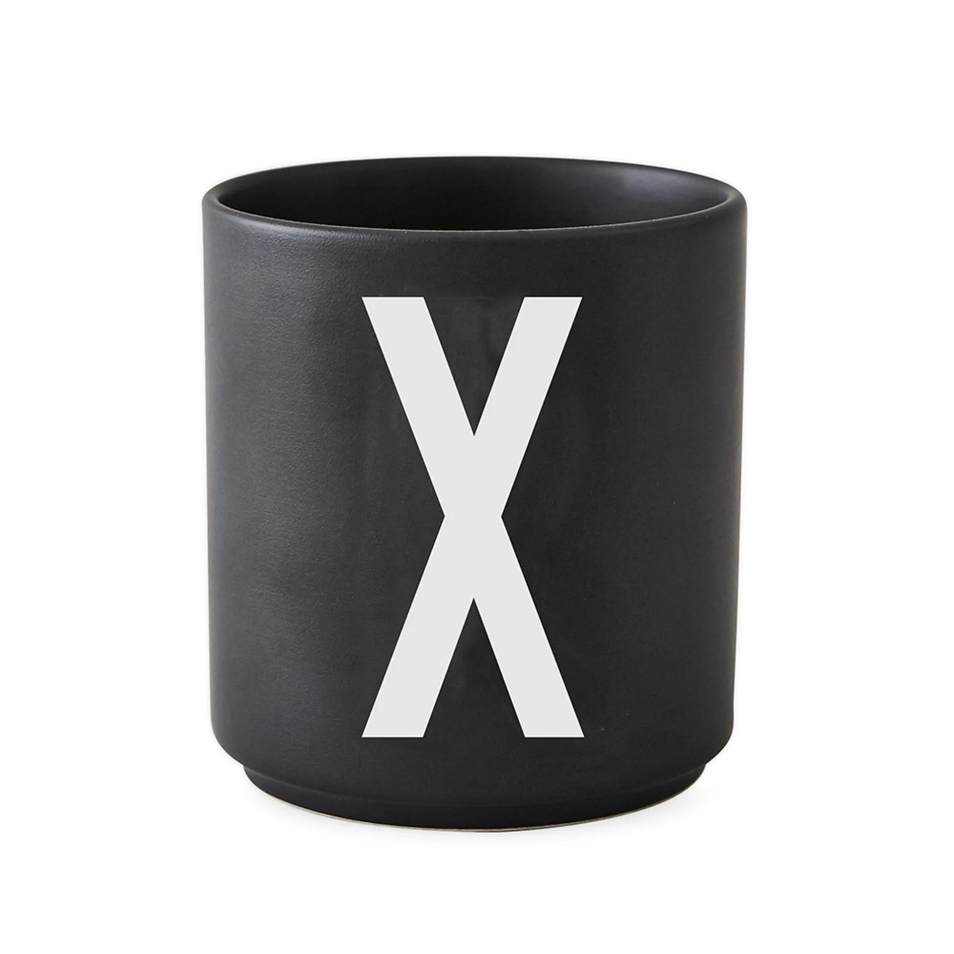 Design Letters cup black, X Design Letters