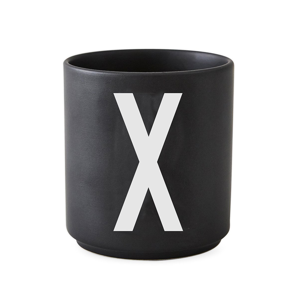 Design Letters cup black X | Scandinavian Design | Coffee cups | Black
