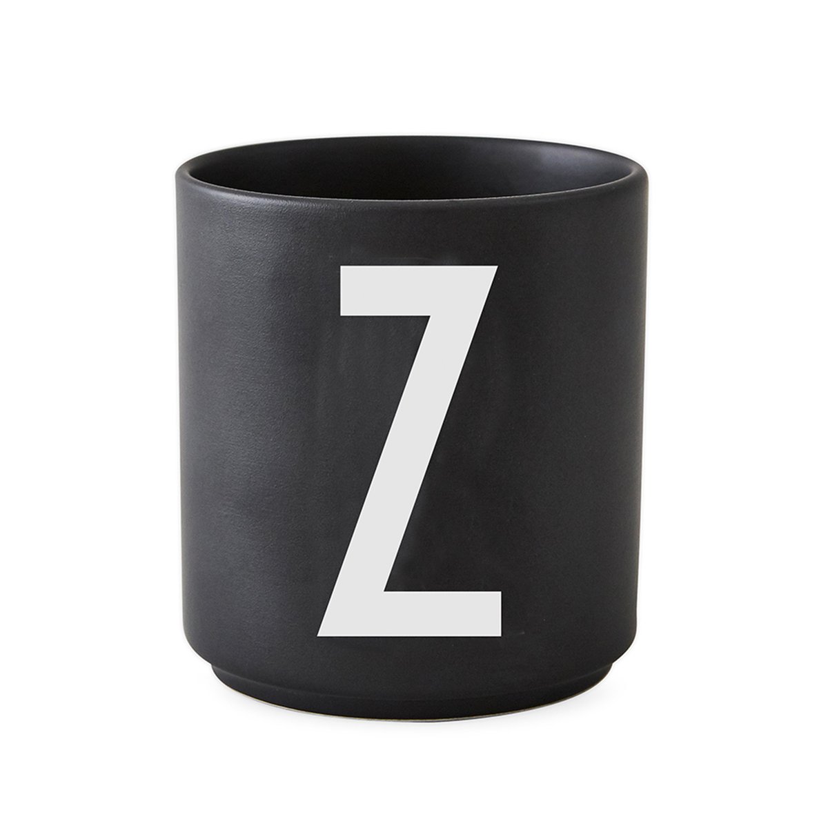 Design Letters cup black Z | Scandinavian Design | Coffee cups | Black