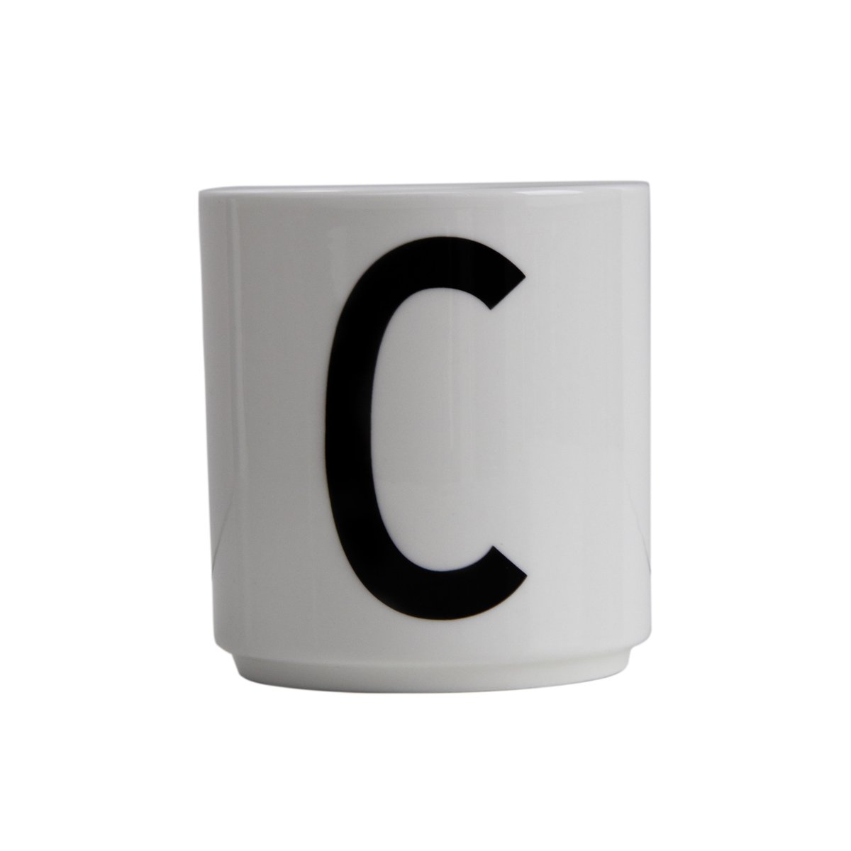 Design Letters cup C | Scandinavian Design | Coffee cups | Black