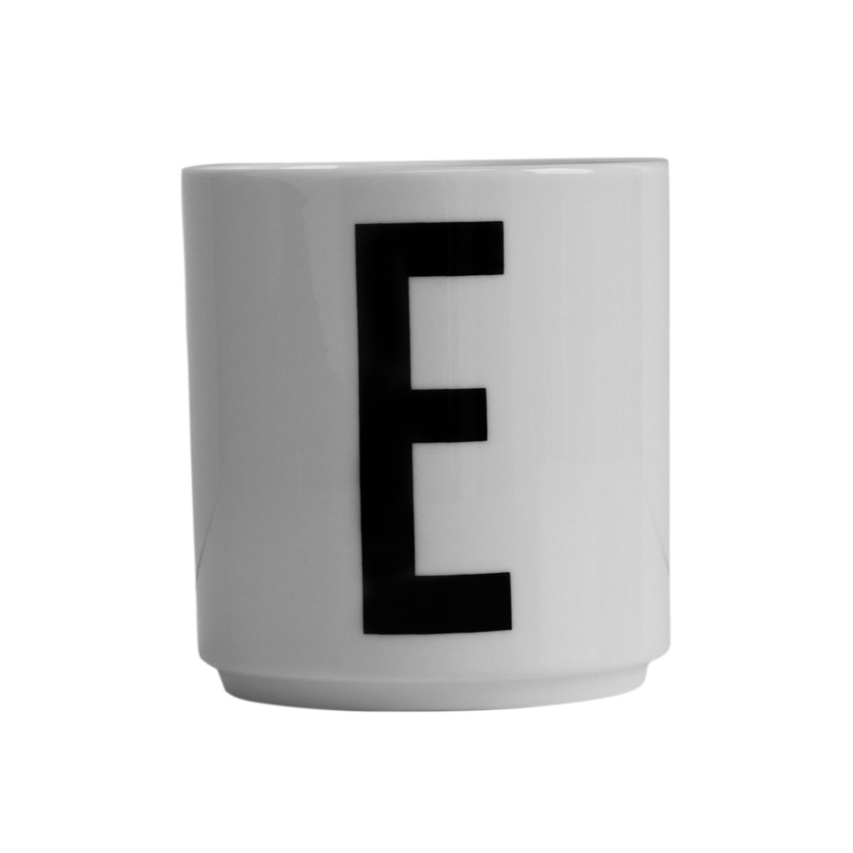 Design Letters cup E | Scandinavian Design | Coffee cups | Black