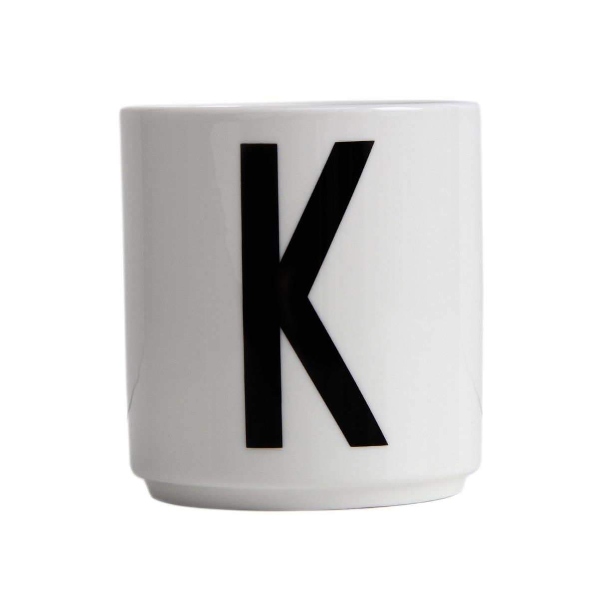 Design Letters cup K | Scandinavian Design | Coffee cups | Black