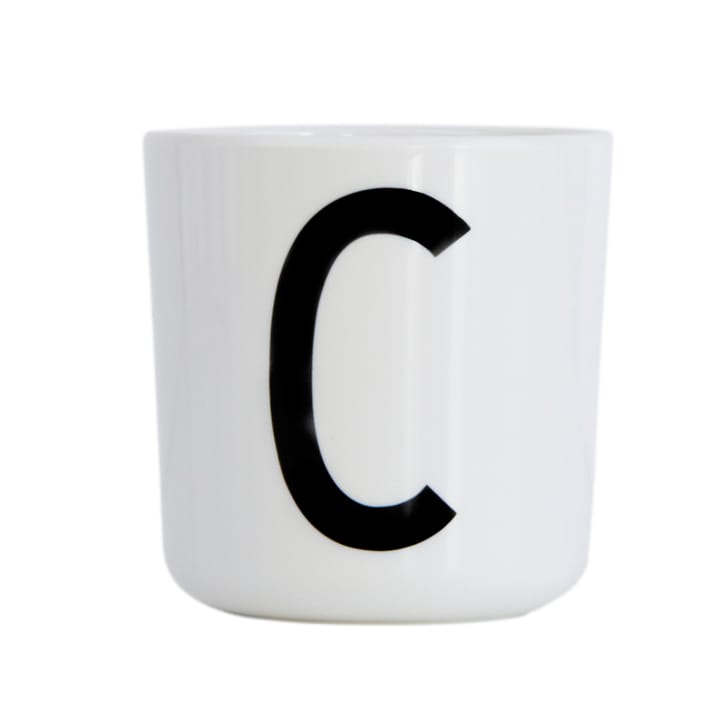 Design Letters cup melamine - C - Design Letters