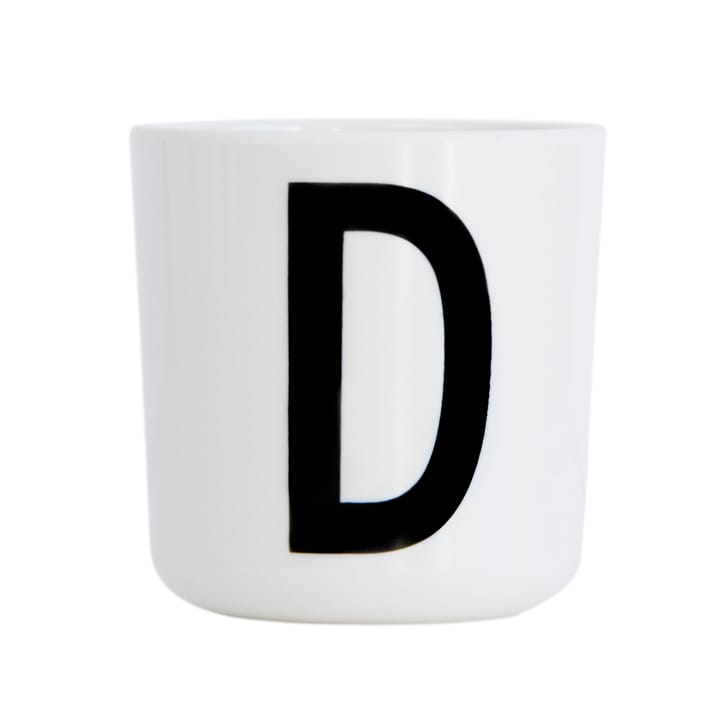 Design Letters cup melamine - D - Design Letters