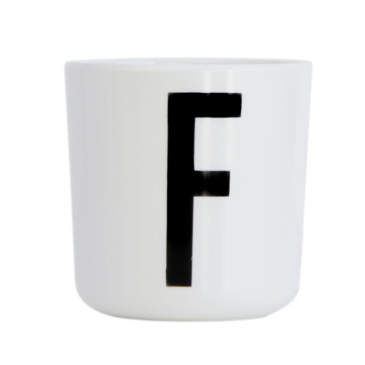 Design Letters cup melamine - F - Design Letters