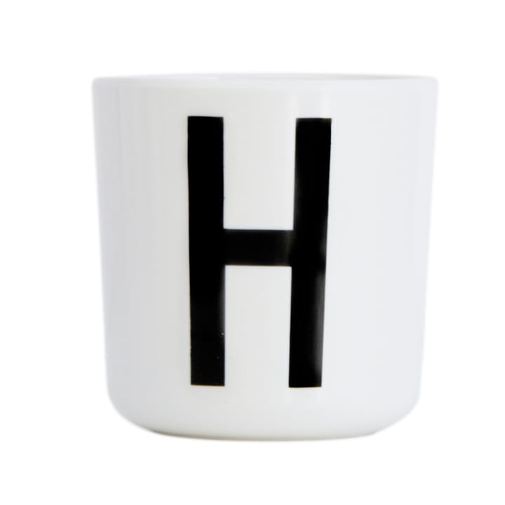 Design Letters cup melamine - H - Design Letters