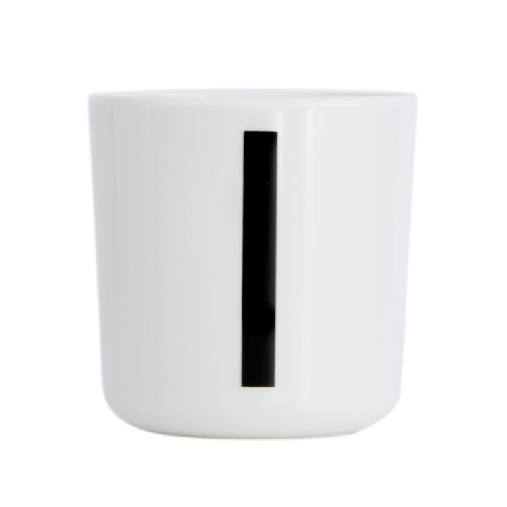 Design Letters cup melamine - I - Design Letters