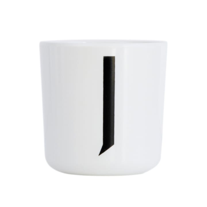 Design Letters cup melamine - J - Design Letters