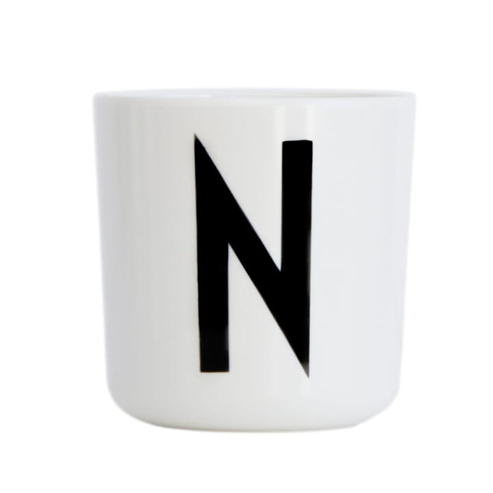 Design Letters cup melamine - N - Design Letters