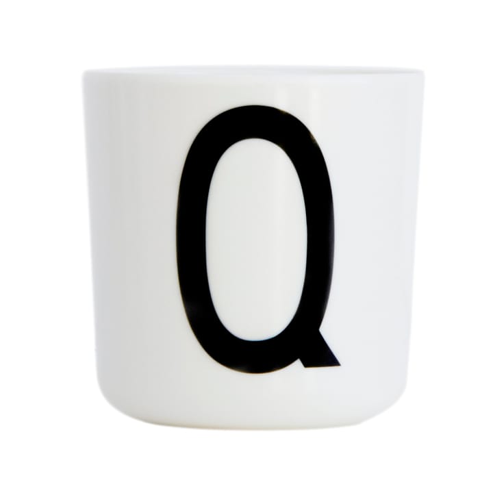Design Letters cup melamine - Q - Design Letters