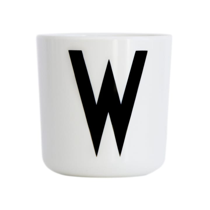 Design Letters cup melamine - W - Design Letters