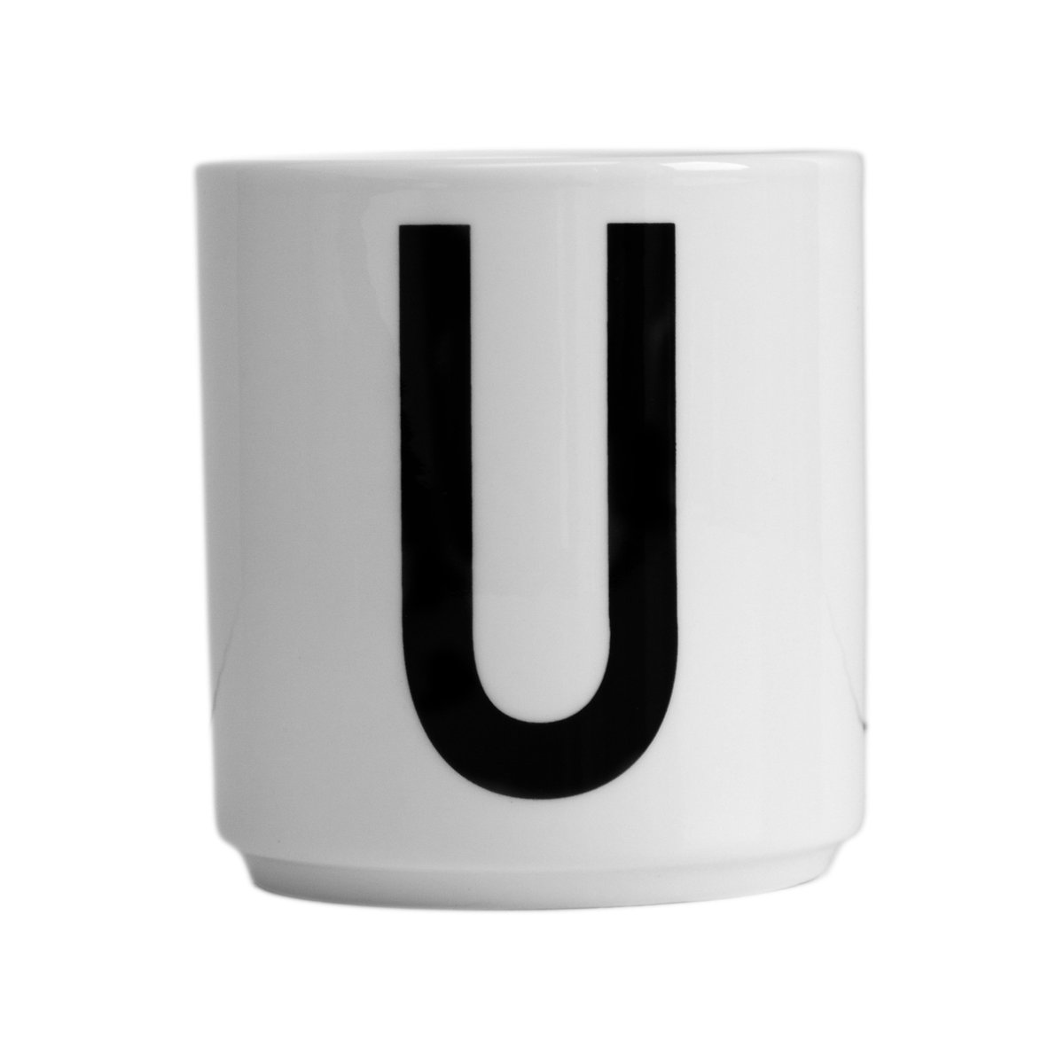 Design Letters cup U | Scandinavian Design | Coffee cups | White