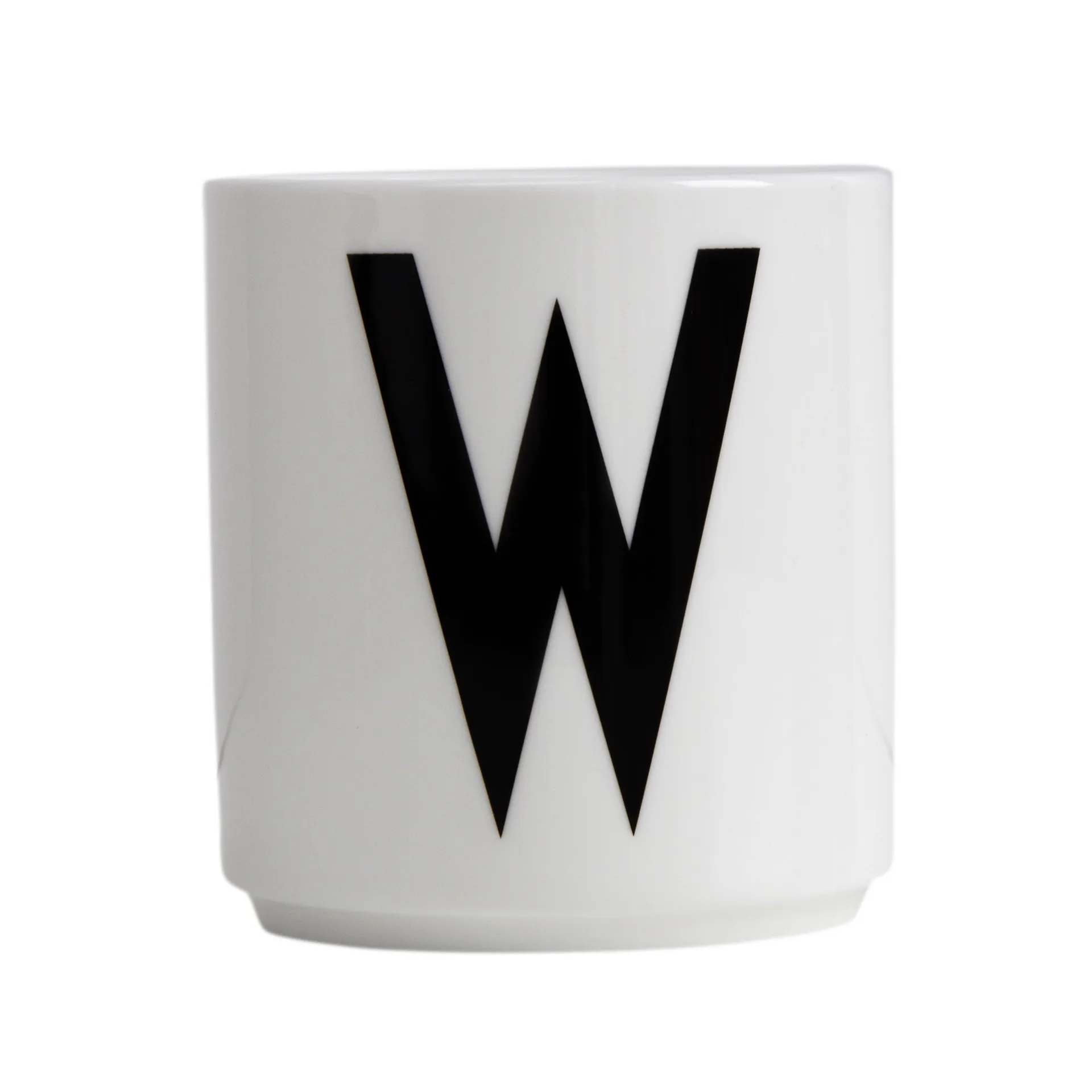 Design Letters cup, W Design Letters