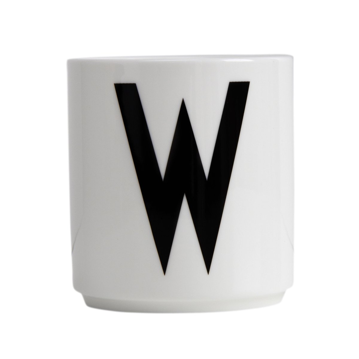Design Letters cup W | Scandinavian Design | Coffee cups | White