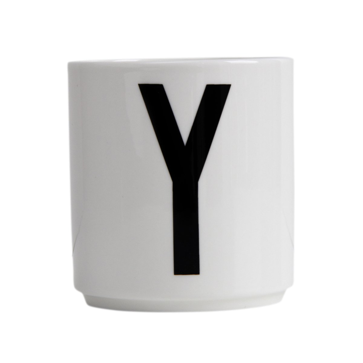 Design Letters cup Y | Scandinavian Design | Coffee cups | Black