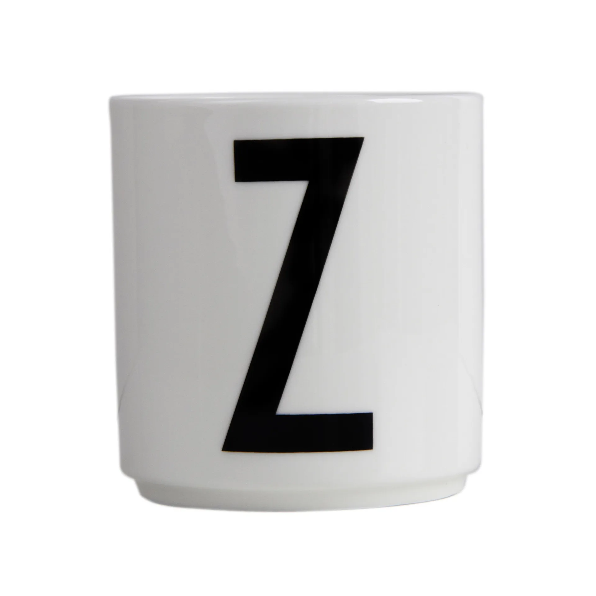 Design Letters cup, Z Design Letters