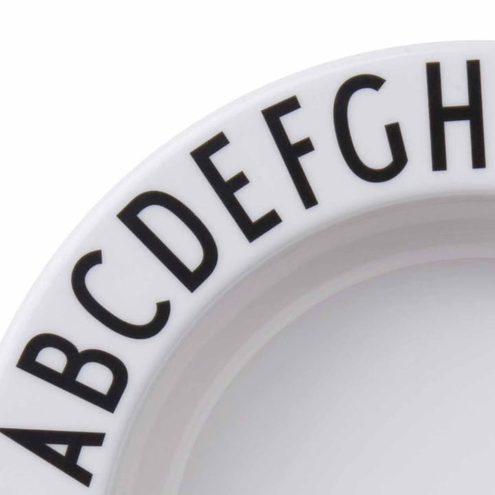 Design Letters deep plate melamine - Ø 17 cm - Design Letters