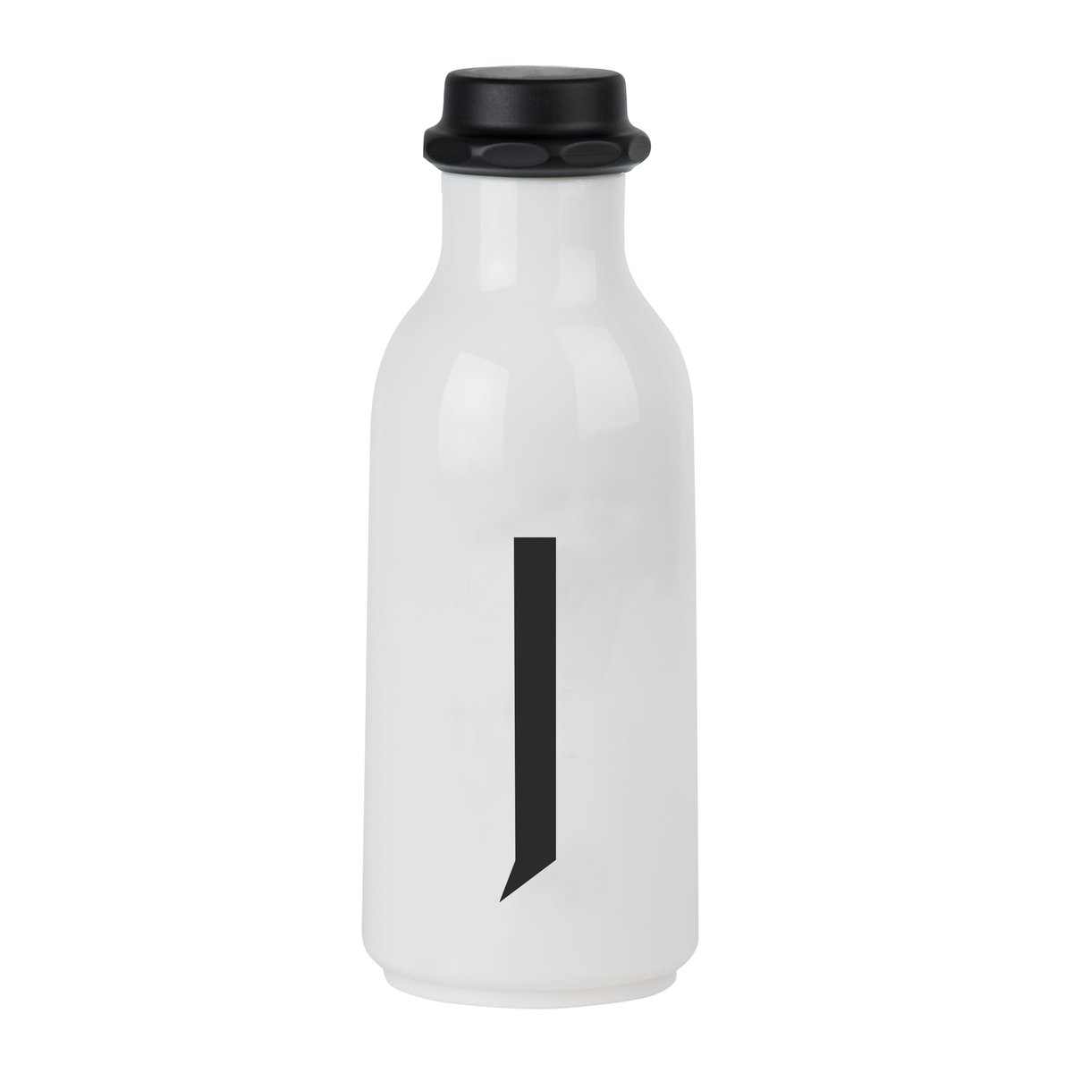 Design Letters drinking bottle J | Scandinavian Design | Water bottles | Black