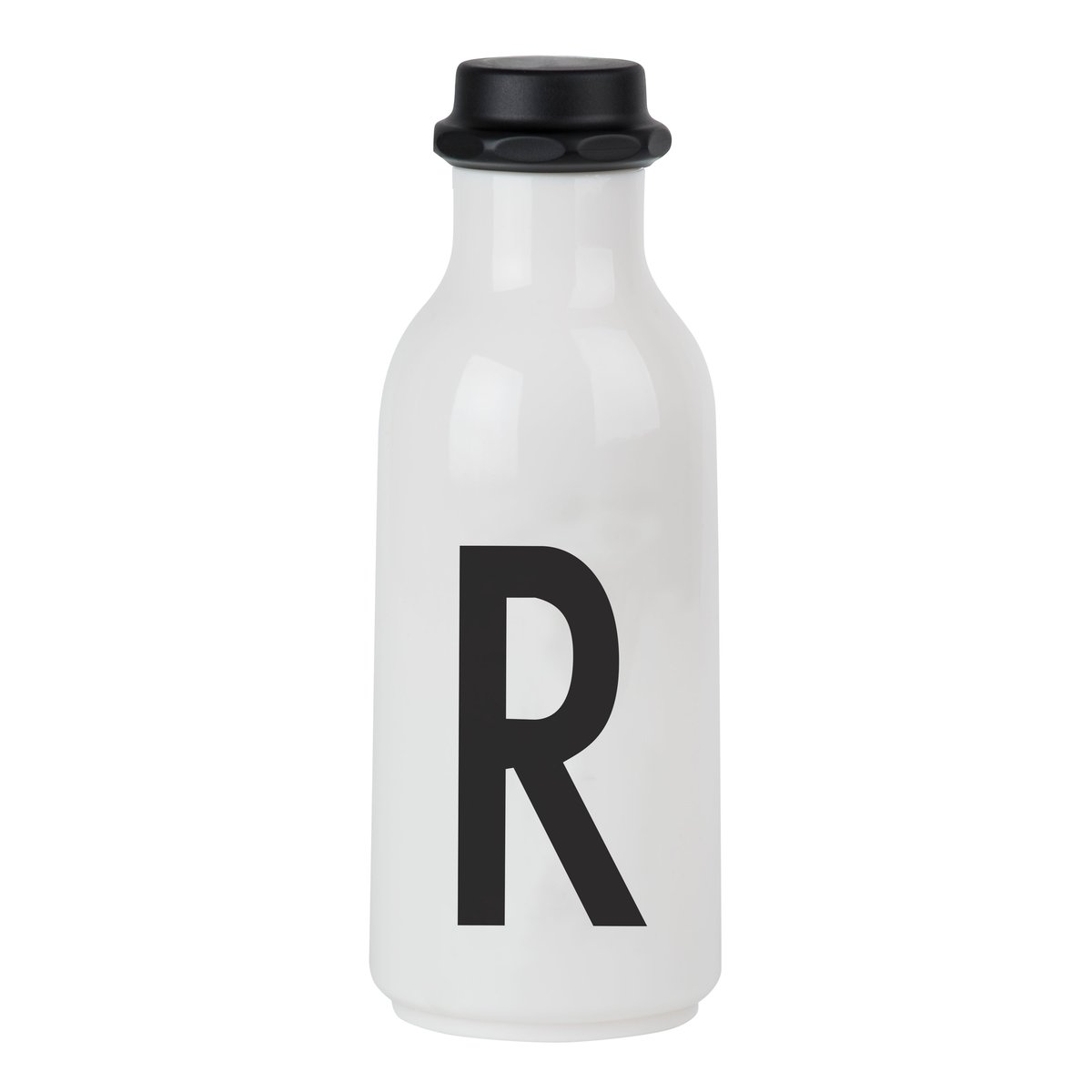 Design Letters Design Letters drinking bottle R | Scandinavian Design | Water bottles | Black