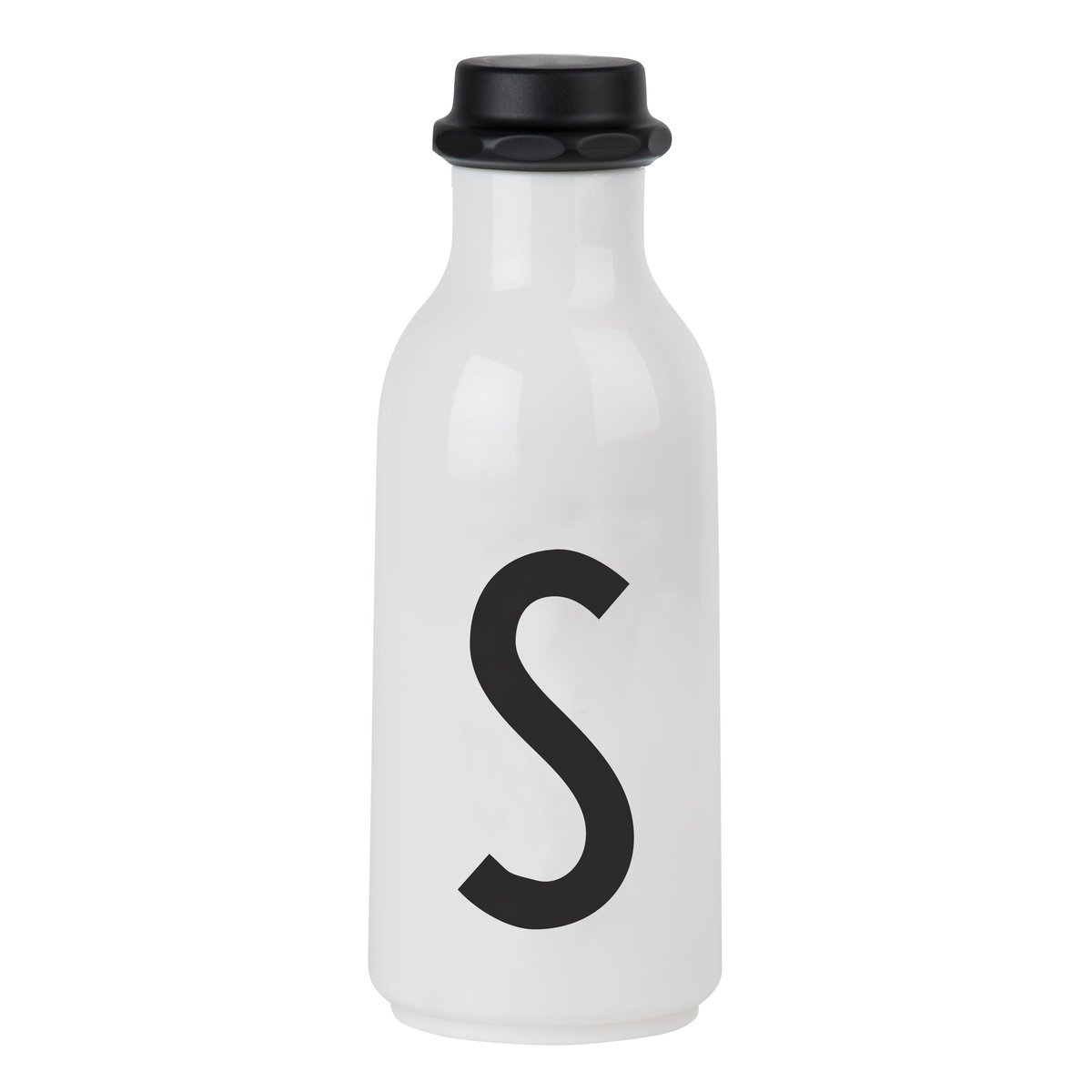 Design Letters drinking bottle S | Scandinavian Design | Water bottles | Black
