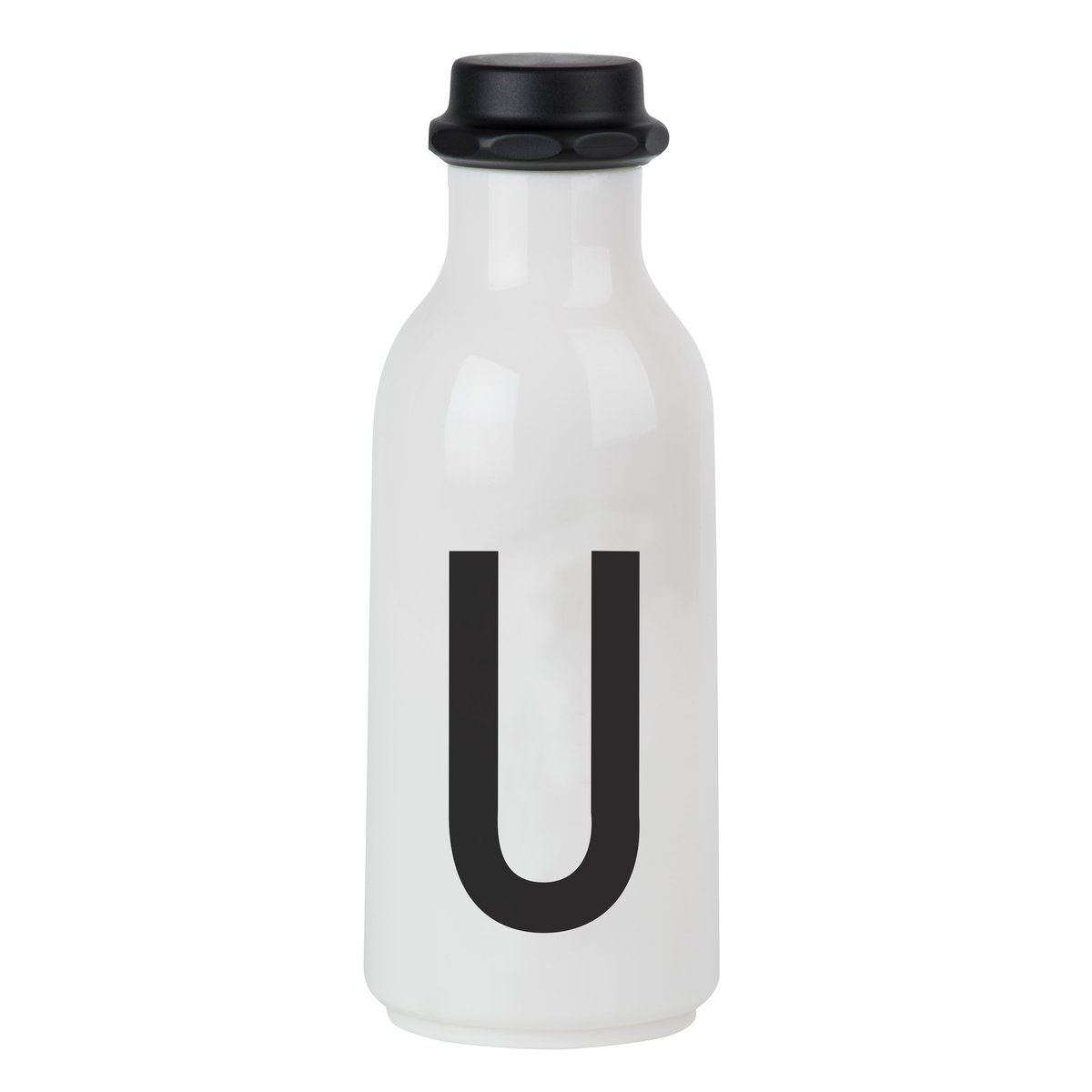 Design Letters Design Letters drinking bottle U | Scandinavian Design | Water bottles | Black
