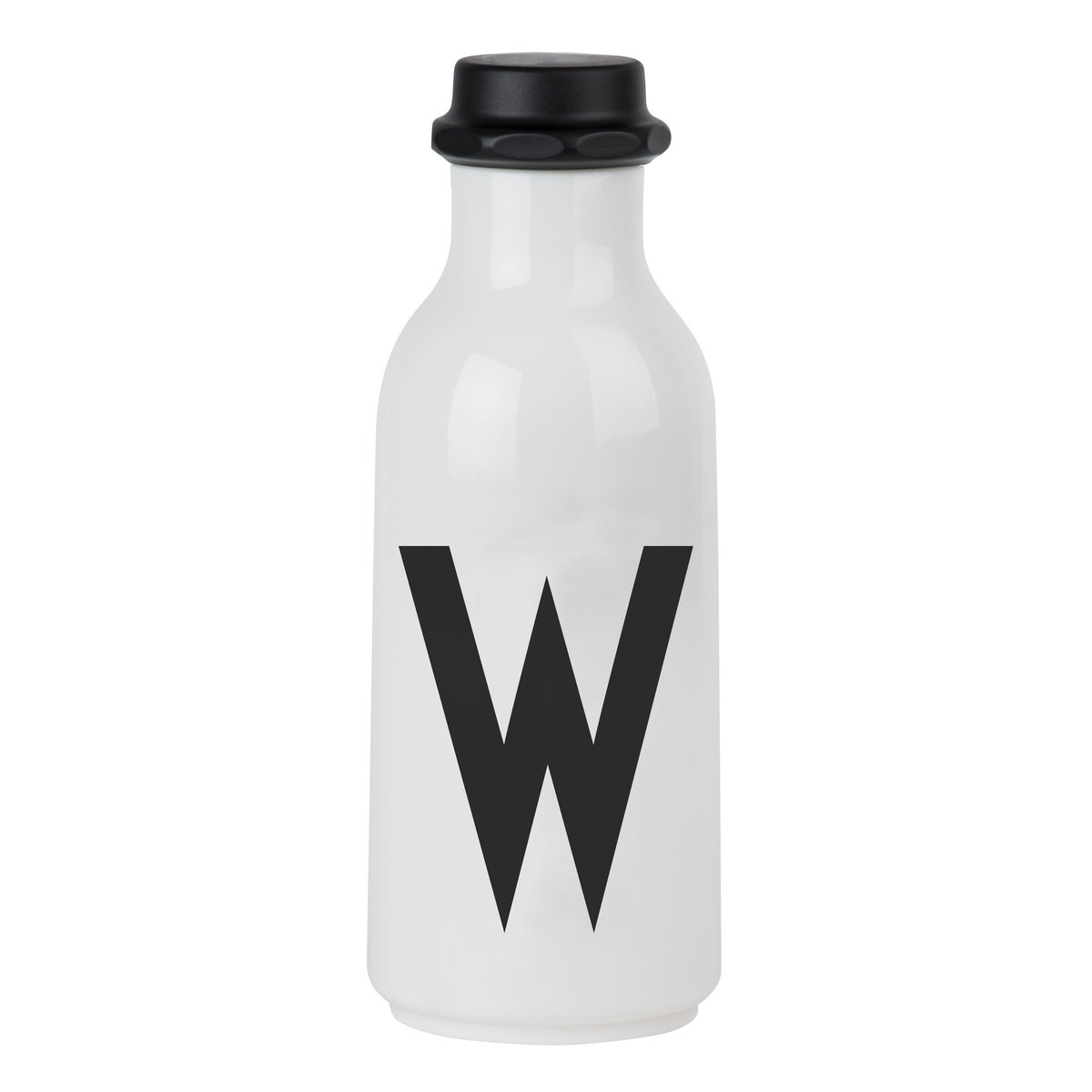 Design Letters Design Letters drinking bottle W | Scandinavian Design | Water bottles | Black