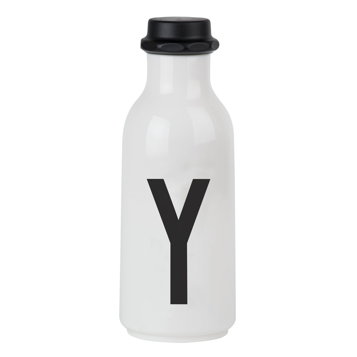 Design Letters drinking bottle Y | Scandinavian Design | Water bottles | Black