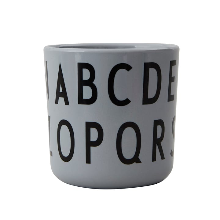 Design Letters Eat&Learn ABC cup - Grey - Design Letters