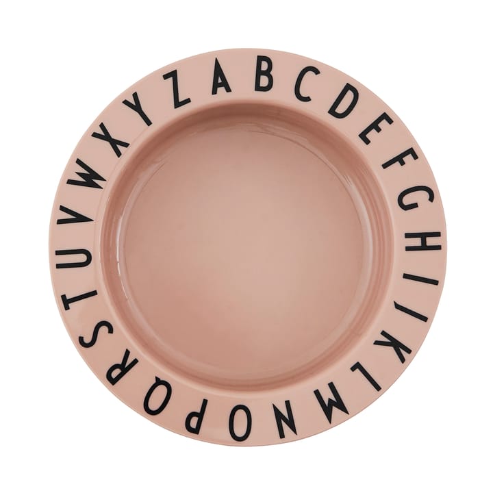 Design Letters Eat&Learn deep  plate - Nude - Design Letters