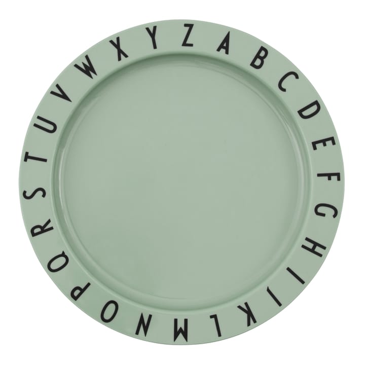 Design Letters Eat&Learn plate - Green - Design Letters