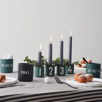 Design Letters espresso-cup green 4-pack - 4-pack - Design Letters
