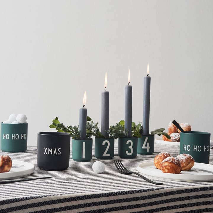 Design Letters espresso-cup green 4-pack - 4-pack - Design Letters