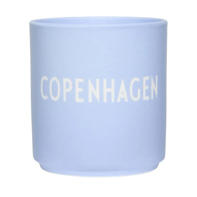 Design Letters Design Letters favorite cup Danish Words 25 cl Blue