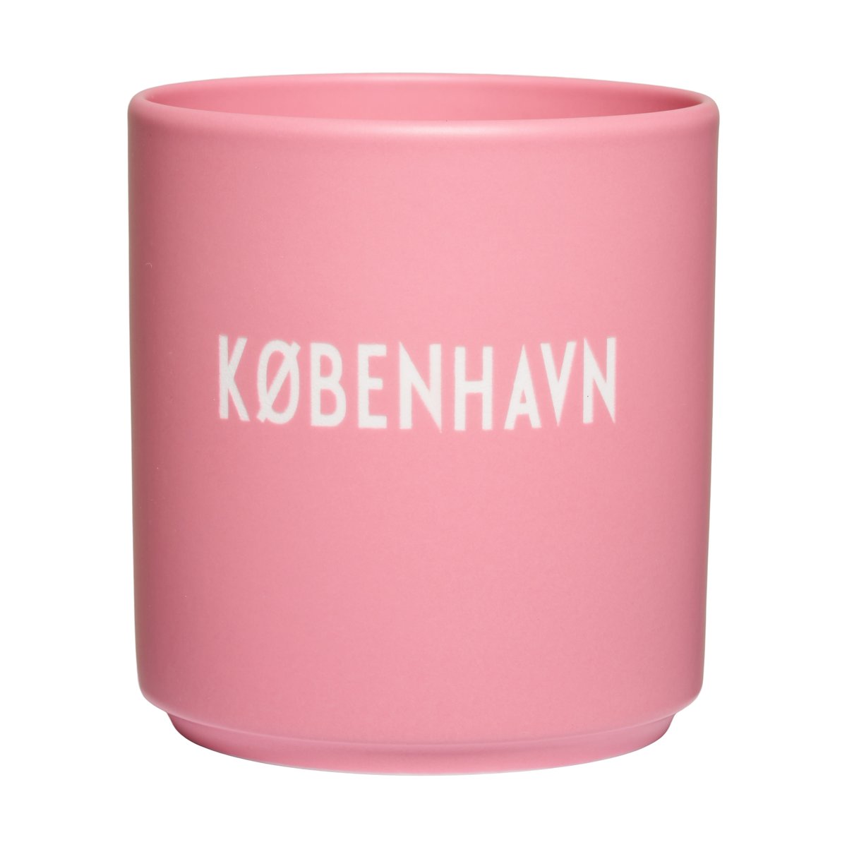 Design Letters favorite cup Danish Words 25 cl Kobenhavn-pink