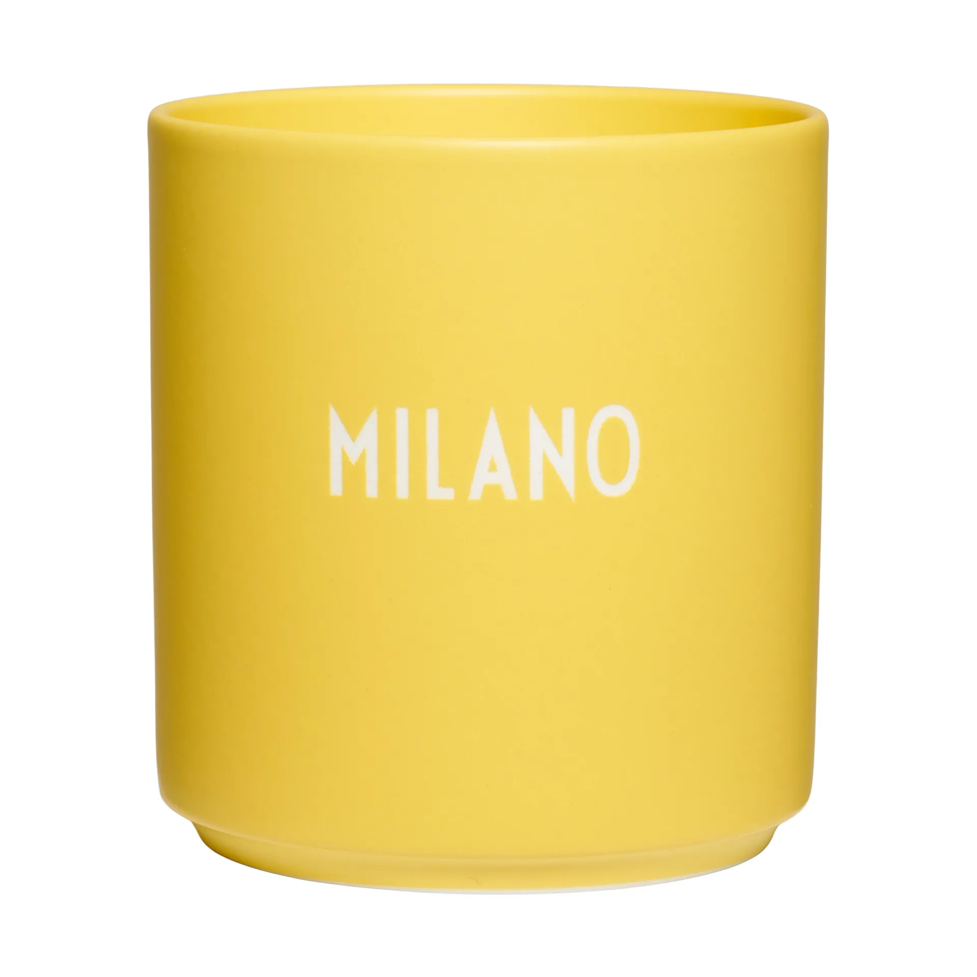 Design Letters favorite cup International 25 cl, Milano-yellow Design Letters