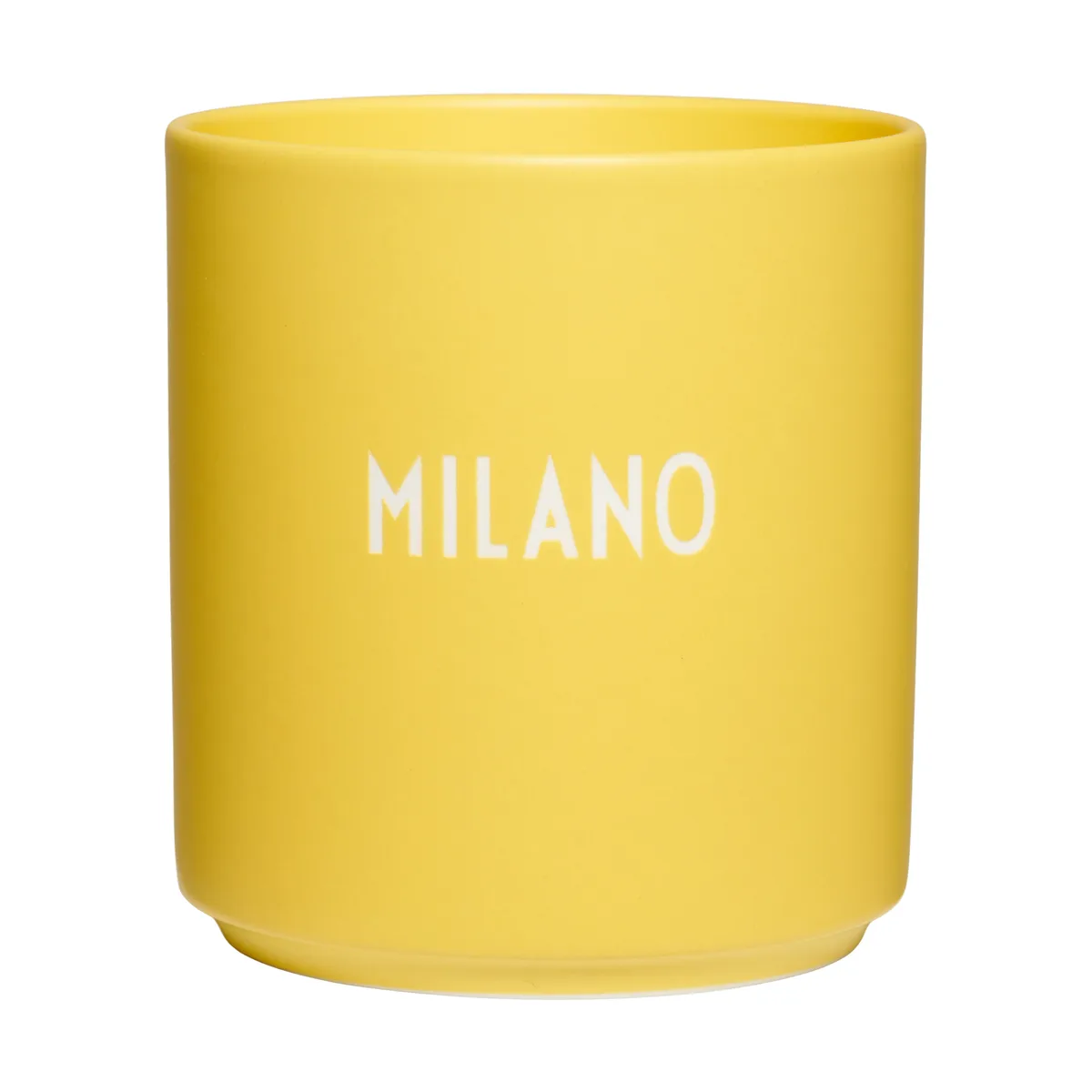Design Letters Design Letters favorite cup International 25 cl Milano-yellow