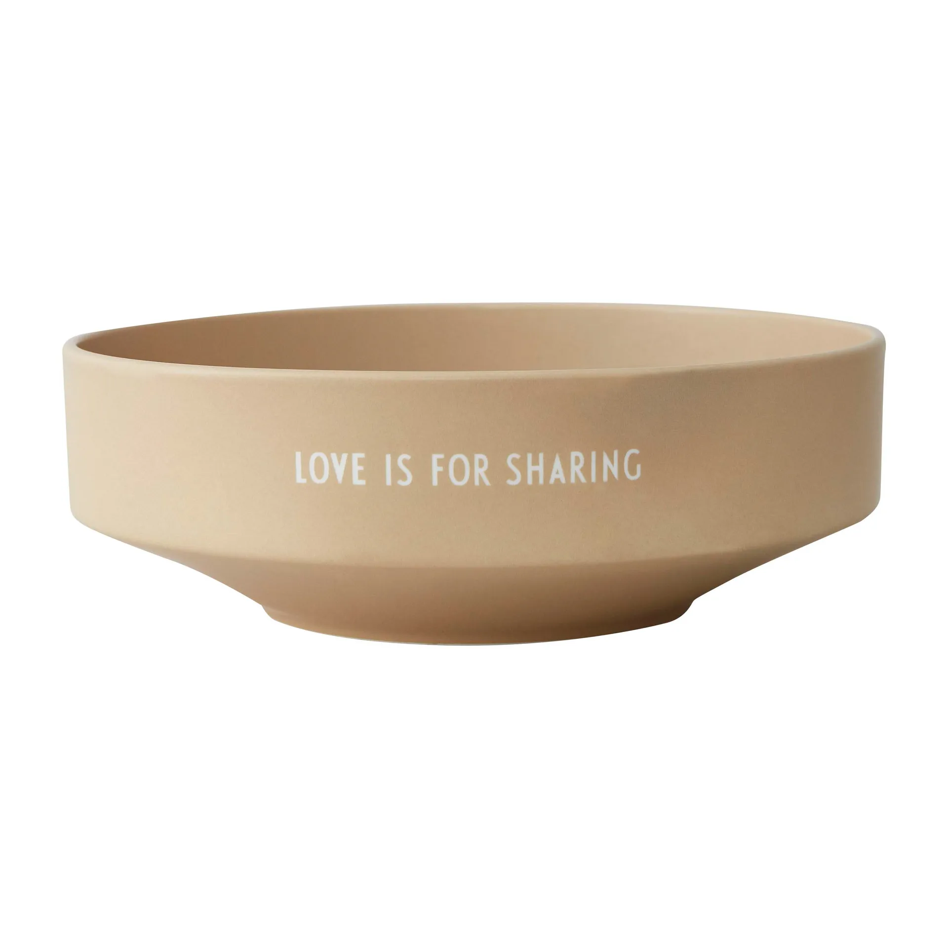 Design Letters favourite bowl large Ø22 cm, Beige Design Letters
