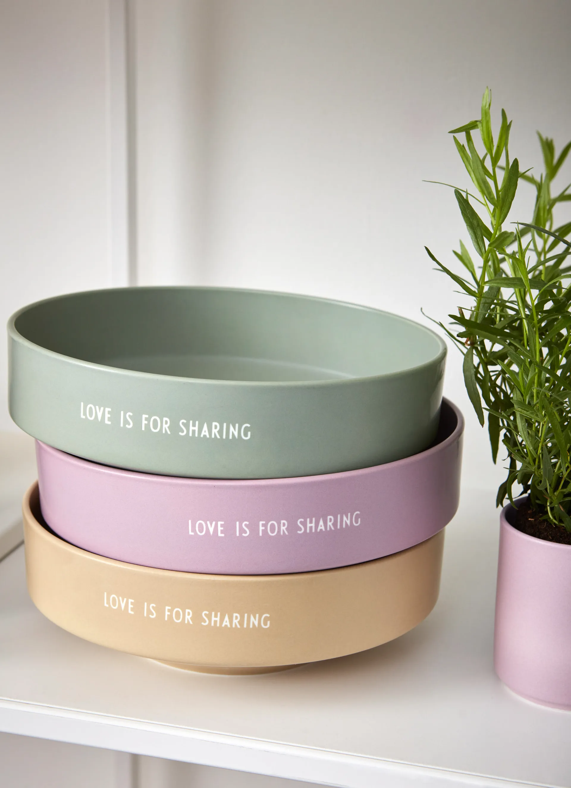 Design Letters favourite bowl large Ø22 cm, Beige Design Letters