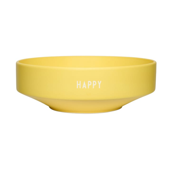 Design Letters favourite bowl large Ø22 cm - Yellow - Design Letters