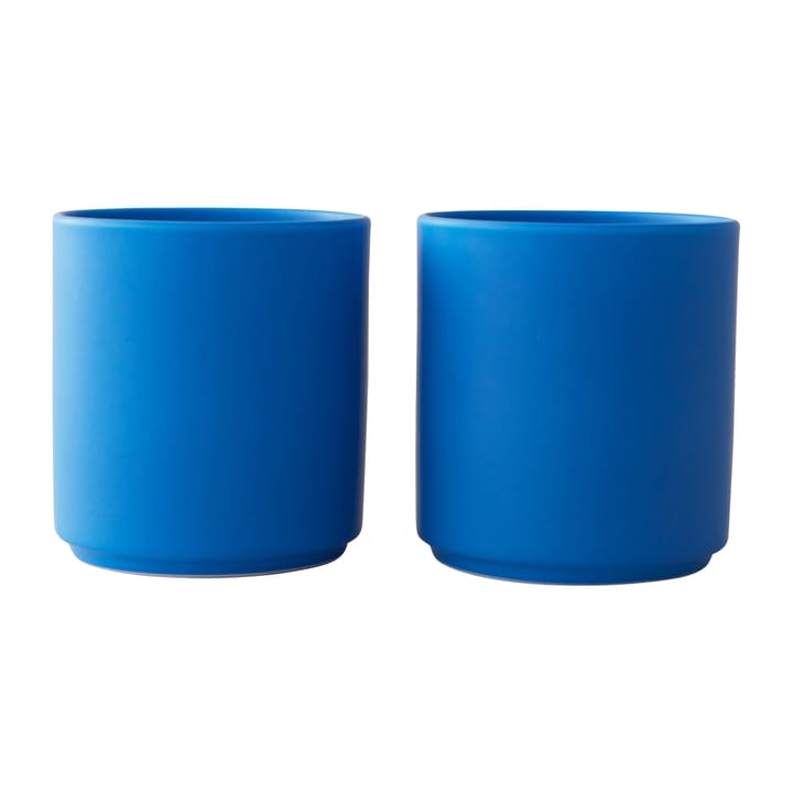 Design Letters favourite cup 25 cl 2 pack - Cobalt blue - Design Letters