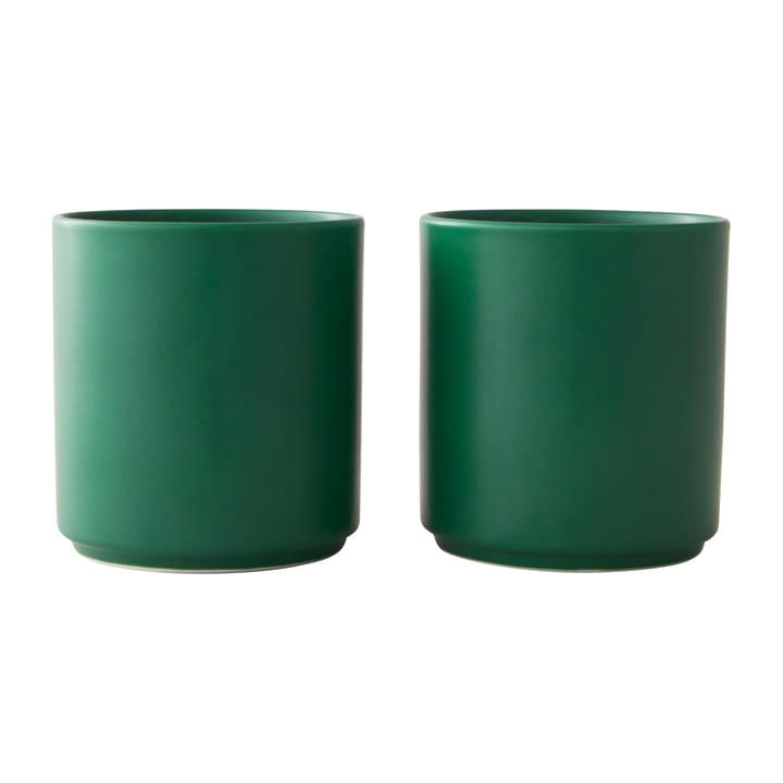 Design Letters favourite cup 25 cl 2 pack - Grass green - Design Letters