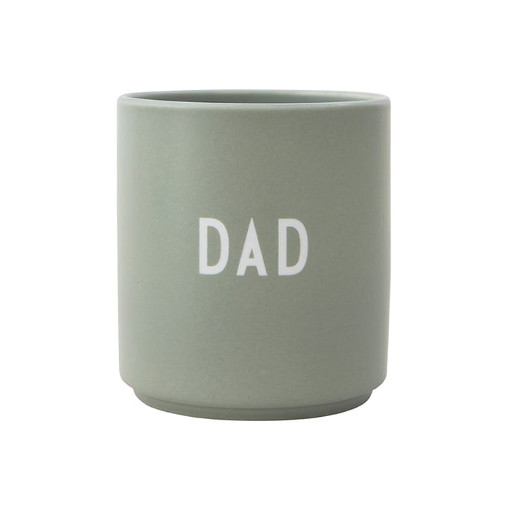 Design Letters favourite cup 25 cl - Dad/Love-green - Design Letters